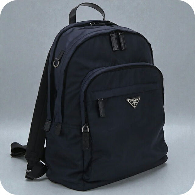 Used Prada Backpack Men's Brand PRADA Re-Nylon Backpack Navy Bag
