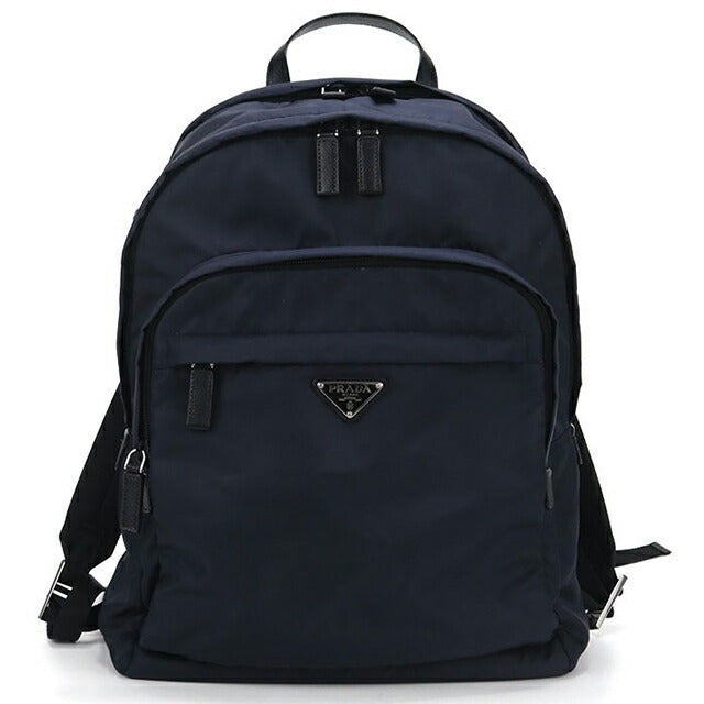 二手 Prada 背包 男士品牌 PRADA 再生尼龙背包 海军蓝包 USDPR106567011
