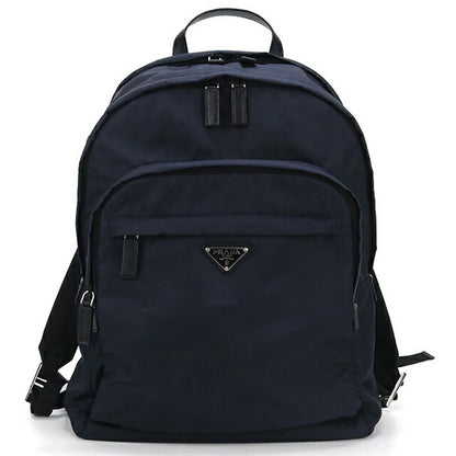 二手 Prada 背包 男士品牌 PRADA 再生尼龙背包 海军蓝包 USDPR106567011