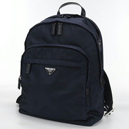 二手 Prada 背包 男士品牌 PRADA 再生尼龙背包 海军蓝包 USDPR106567011