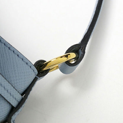 Used Prada handbag ladies brand PRADA saffiano leather 2WAY 1BE032 blue USDPR107743011