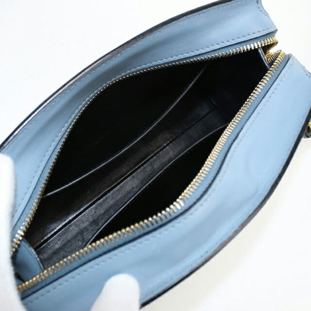 Used Prada shoulder bag ladies brand PRADA 2WAY leather blue USDPR108015011