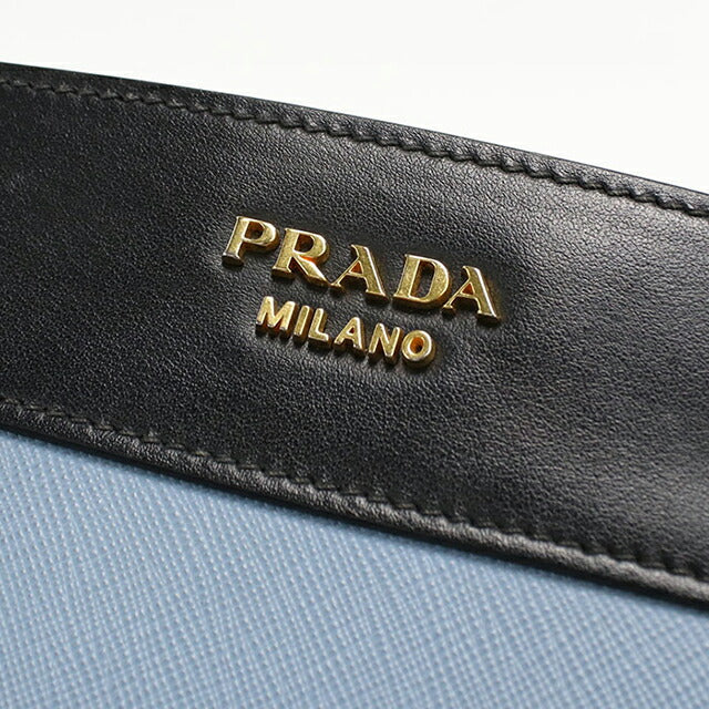 Used Prada shoulder bag ladies brand PRADA 2WAY leather blue USDPR108015011