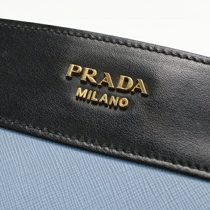 Used Prada shoulder bag ladies brand PRADA 2WAY leather blue USDPR108015011