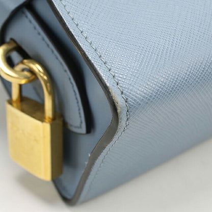 Used Prada shoulder bag ladies brand PRADA 2WAY leather blue USDPR108015011