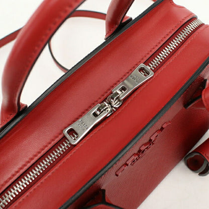 Used Prada Handbag Ladies Brand PRADA Saffiano Leather 2WAY Leather 1BA156 Red USDPR108115011