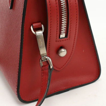 Used Prada Handbag Ladies Brand PRADA Saffiano Leather 2WAY Leather 1BA156 Red USDPR108115011