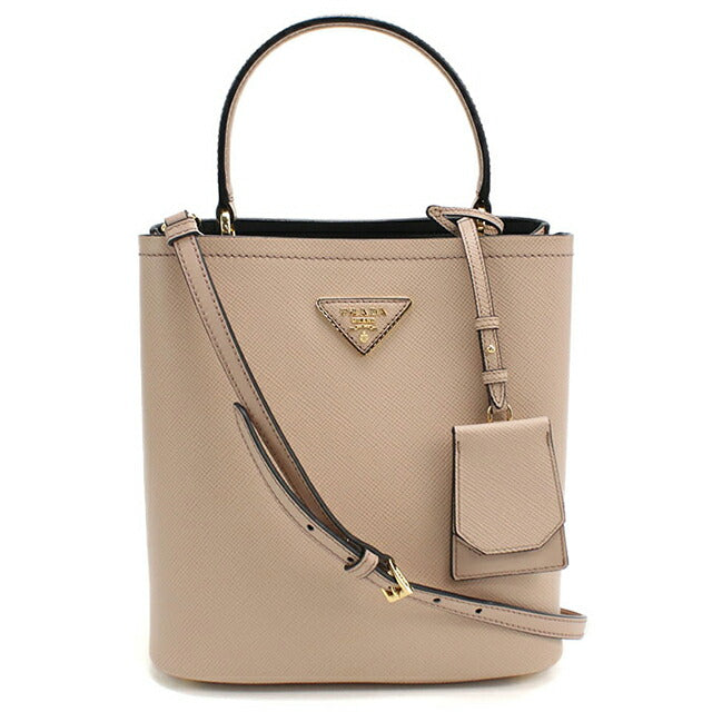 中古 プラダ ハンドバッグ レディース ブランド PRADA パニエ 2WAY 1BA212 ベージュ USDPR108357011