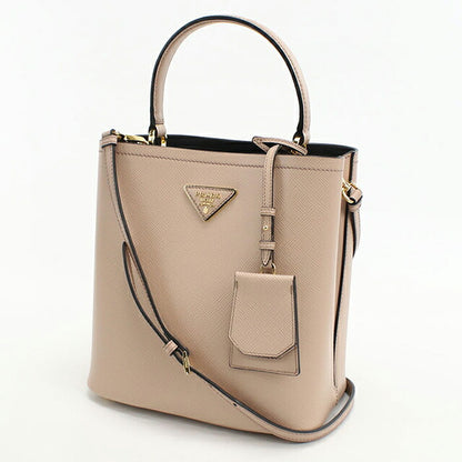 中古 プラダ ハンドバッグ レディース ブランド PRADA パニエ 2WAY 1BA212 ベージュ USDPR108357011