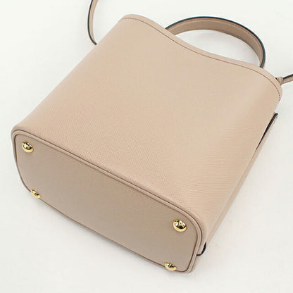 中古 プラダ ハンドバッグ レディース ブランド PRADA パニエ 2WAY 1BA212 ベージュ USDPR108357011