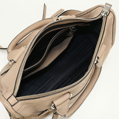 中古 プラダ ハンドバッグ レディース ブランド PRADA 2WAY レザー 1BB022 ベージュ USDPR108369011