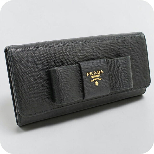 中古 プラダ 長財布二折 レディース ブランド PRADA サフィアーノ