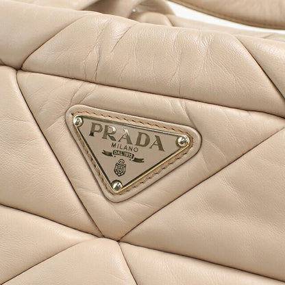 Used Prada tote bag ladies brand PRADA 2WAY leather beige USDPR108820011