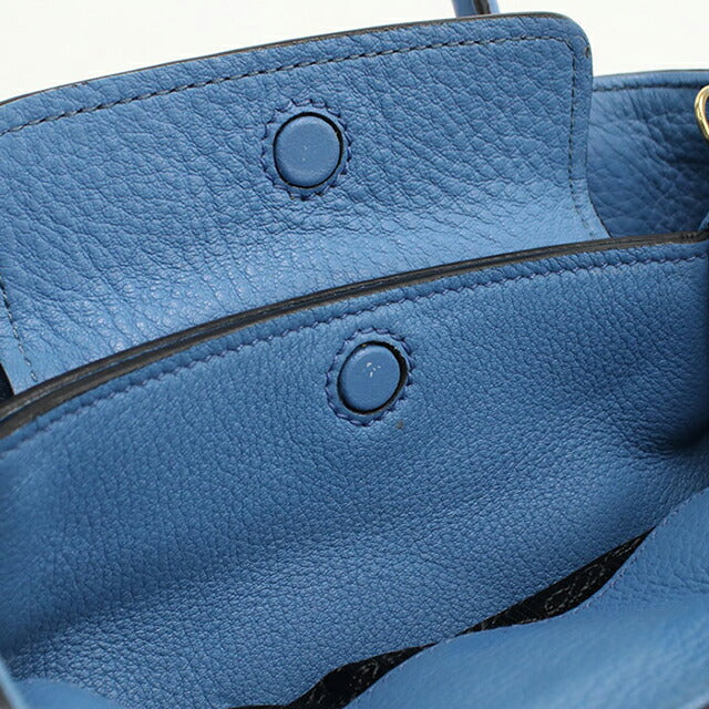 Used Prada handbag ladies brand PRADA 2WAY leather blue USDPR108851011