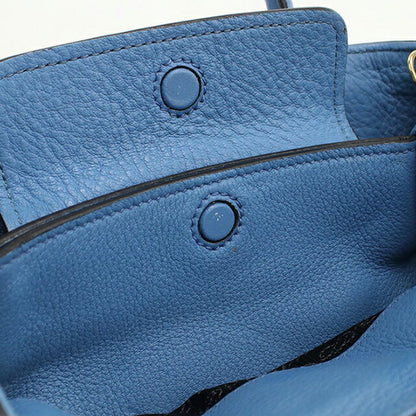 Used Prada handbag ladies brand PRADA 2WAY leather blue USDPR108851011