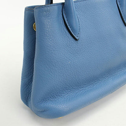 Used Prada handbag ladies brand PRADA 2WAY leather blue USDPR108851011
