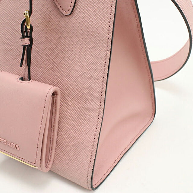 中古 プラダ トートバッグ レディース ブランド PRADA サフィアーノレザー 2WAY レザー 1BA156 ピンク USDPR108852011