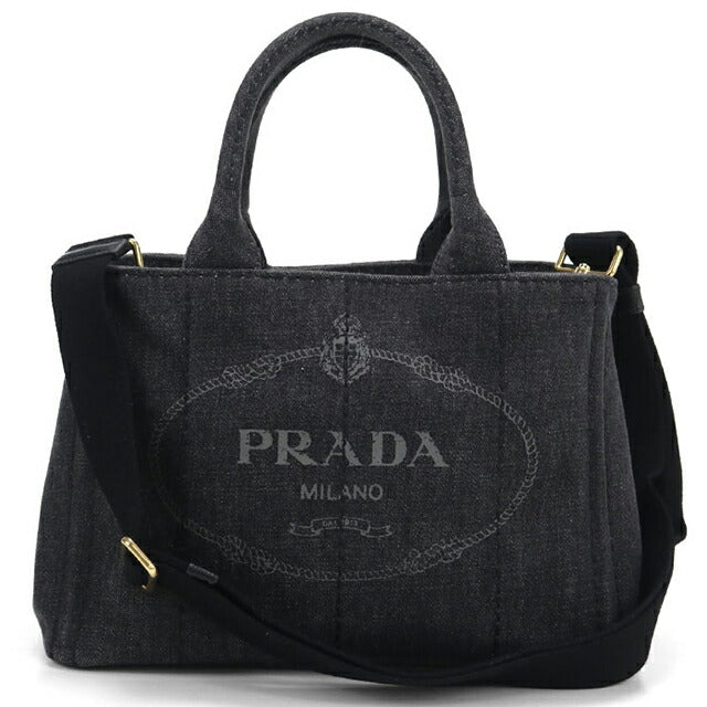 Used Prada tote bag ladies brand PRADA Kanapa 2WAY 1BG439 black USDPR108988011