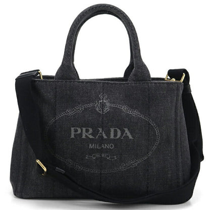 Used Prada tote bag ladies brand PRADA Kanapa 2WAY 1BG439 black USDPR108988011