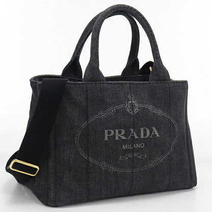 Used Prada tote bag ladies brand PRADA Kanapa 2WAY 1BG439 black USDPR108988011