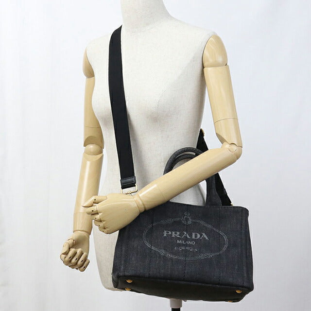 Used Prada tote bag ladies brand PRADA Kanapa 2WAY 1BG439 black USDPR108988011
