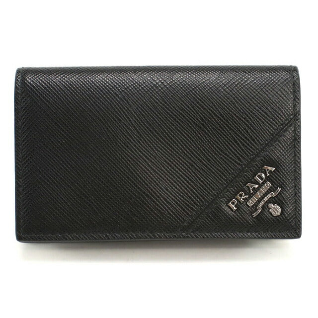中古 プラダ 名刺入れ メンズ ブランド PRADA サフィアーノレザー