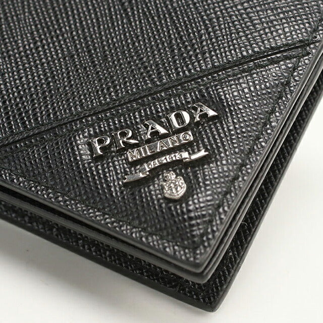 中古 プラダ 名刺入れ メンズ ブランド PRADA サフィアーノレザー
