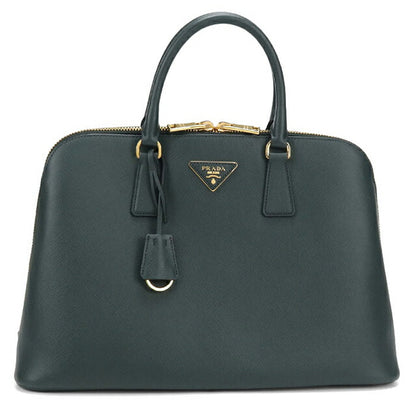Used Prada handbag ladies brand PRADA saffiano leather BL0812 green USDPR109316011