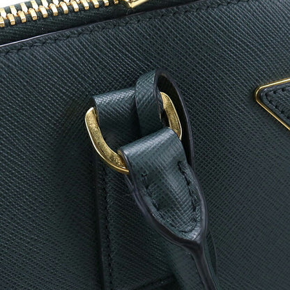 Used Prada handbag ladies brand PRADA saffiano leather BL0812 green USDPR109316011