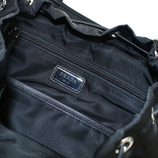 中古 プラダ リュック メンズ ブランド PRADA バックパック 2VZ135 ブラック USDPR109401011