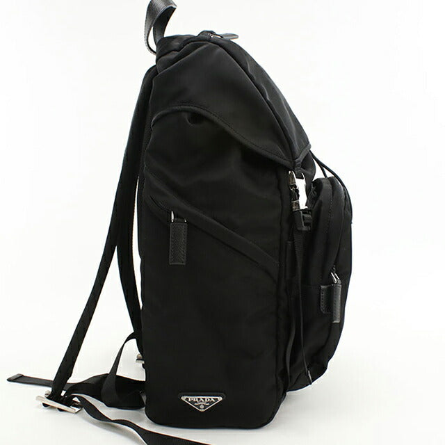 中古 プラダ リュック メンズ ブランド PRADA バックパック 2VZ135 ブラック USDPR109401011