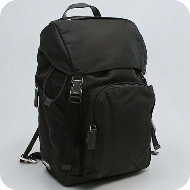 中古 プラダ リュック メンズ ブランド PRADA バックパック 2VZ135 ブラック USDPR109401011