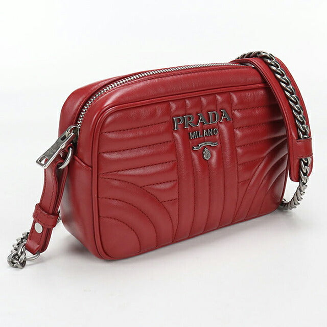 PRADA プラダ ショルダーバッグ 赤 中古 プラダ 斜め掛け ショルダーバッグ レディース ブランド PRADA
