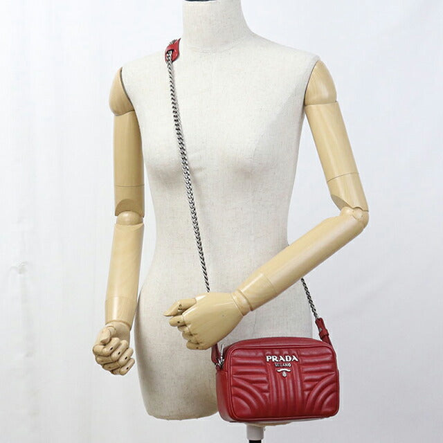 PRADA プラダ　テスート ビジュー チェーンショルダー クラッチバッグ美品 PRADA（プラダ） バッグ 中古 2way ショルダーバッグ ビジュー