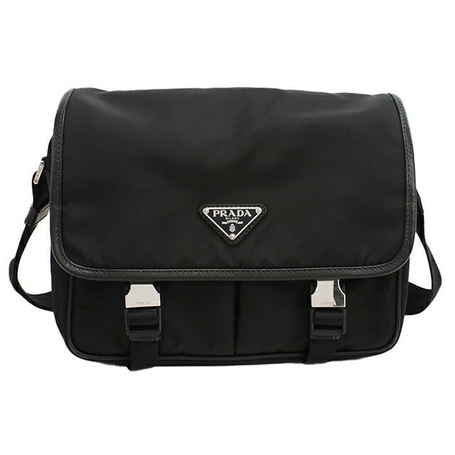 中古 プラダ 斜め掛け ショルダーバッグ メンズ ブランド PRADA ブラック USDPR109816011