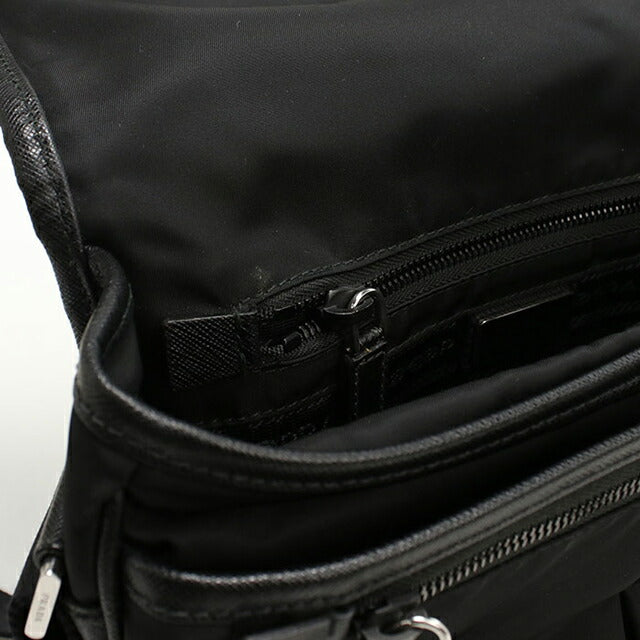 中古 プラダ 斜め掛け ショルダーバッグ メンズ ブランド PRADA ブラック USDPR109816011