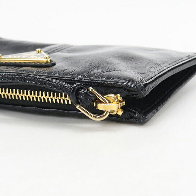 Used Prada coin case ladies brand PRADA fragment case card case black USDPR110253011