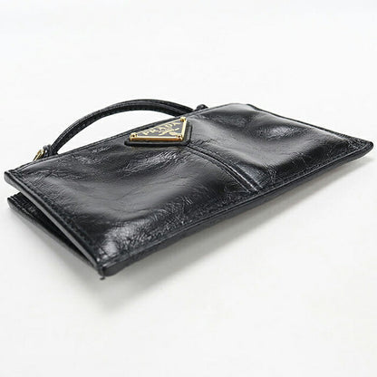 Used Prada coin case ladies brand PRADA fragment case card case black USDPR110253011
