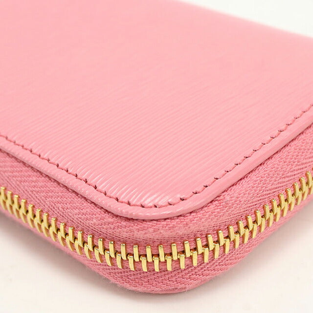 中古 プラダ 小銭入れ レディース ブランド PRADA サフィアーノレザー コインケース レザー 1MM268 ピンク USDPR110259011
