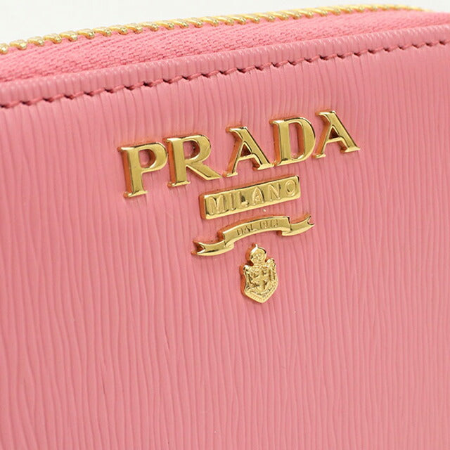 中古 プラダ 小銭入れ レディース ブランド PRADA サフィアーノレザー コインケース レザー 1MM268 ピンク USDPR110259011