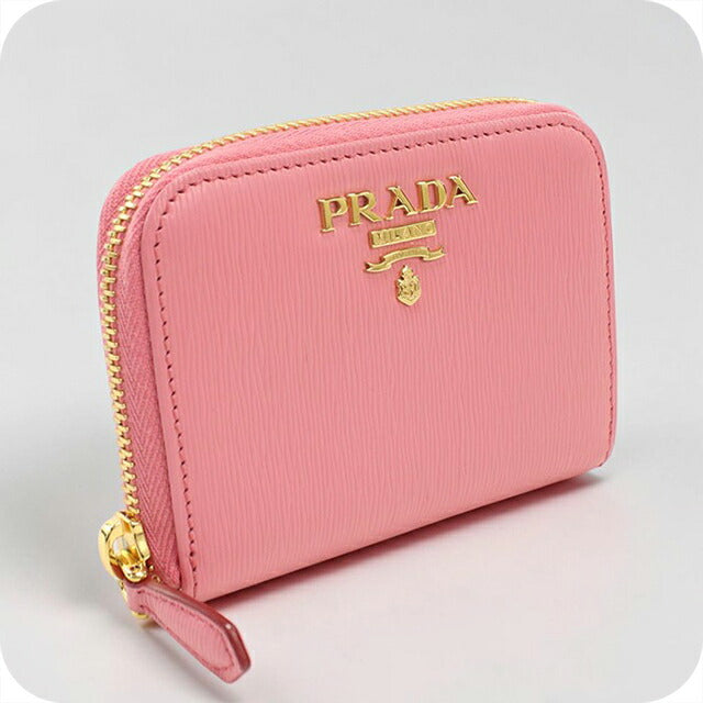 中古 プラダ 小銭入れ レディース ブランド PRADA サフィアーノレザー コインケース レザー 1MM268 ピンク USDPR110259011