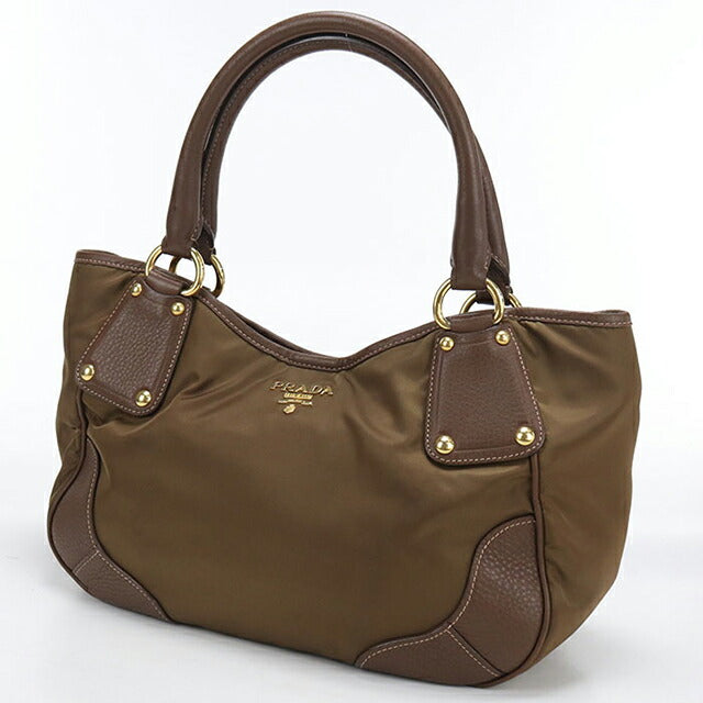 Used Prada tote bag ladies brand PRADA BR4635 brown USDPR110355011