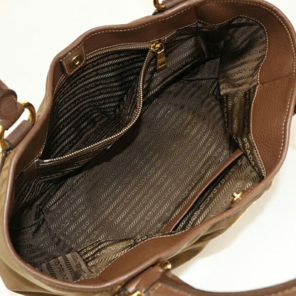 Used Prada tote bag ladies brand PRADA BR4635 brown USDPR110355011