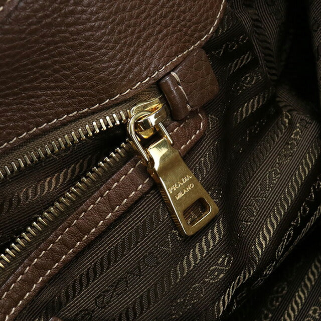 Used Prada tote bag ladies brand PRADA BR4635 brown USDPR110355011