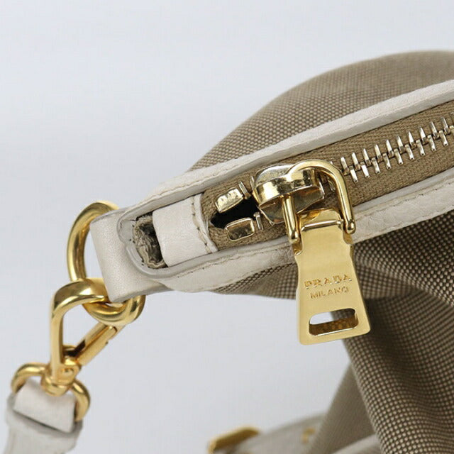 二手 Prada 手提包 女士品牌 PRADA 2WAY BR4253 米色 USDPR110503011