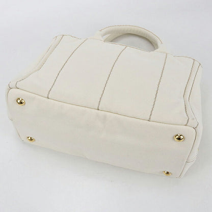 Used Prada tote bag ladies brand PRADA Kanapa 2WAY 1BG439 white USDPR110512011