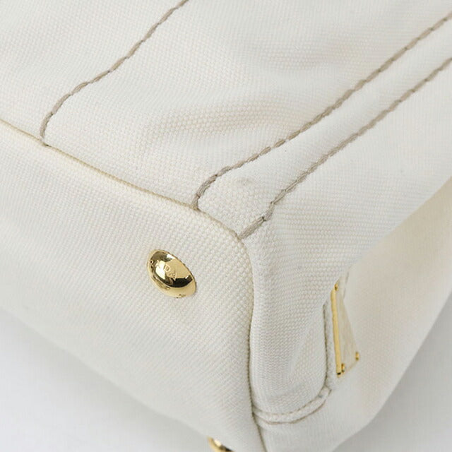 Used Prada tote bag ladies brand PRADA Kanapa 2WAY 1BG439 white USDPR110512011