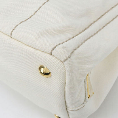 Used Prada tote bag ladies brand PRADA Kanapa 2WAY 1BG439 white USDPR110512011