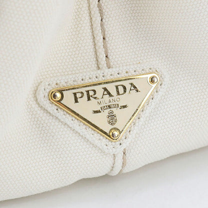 Used Prada tote bag ladies brand PRADA Kanapa 2WAY 1BG439 white USDPR110512011