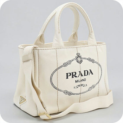Used Prada tote bag ladies brand PRADA Kanapa 2WAY 1BG439 white USDPR110512011